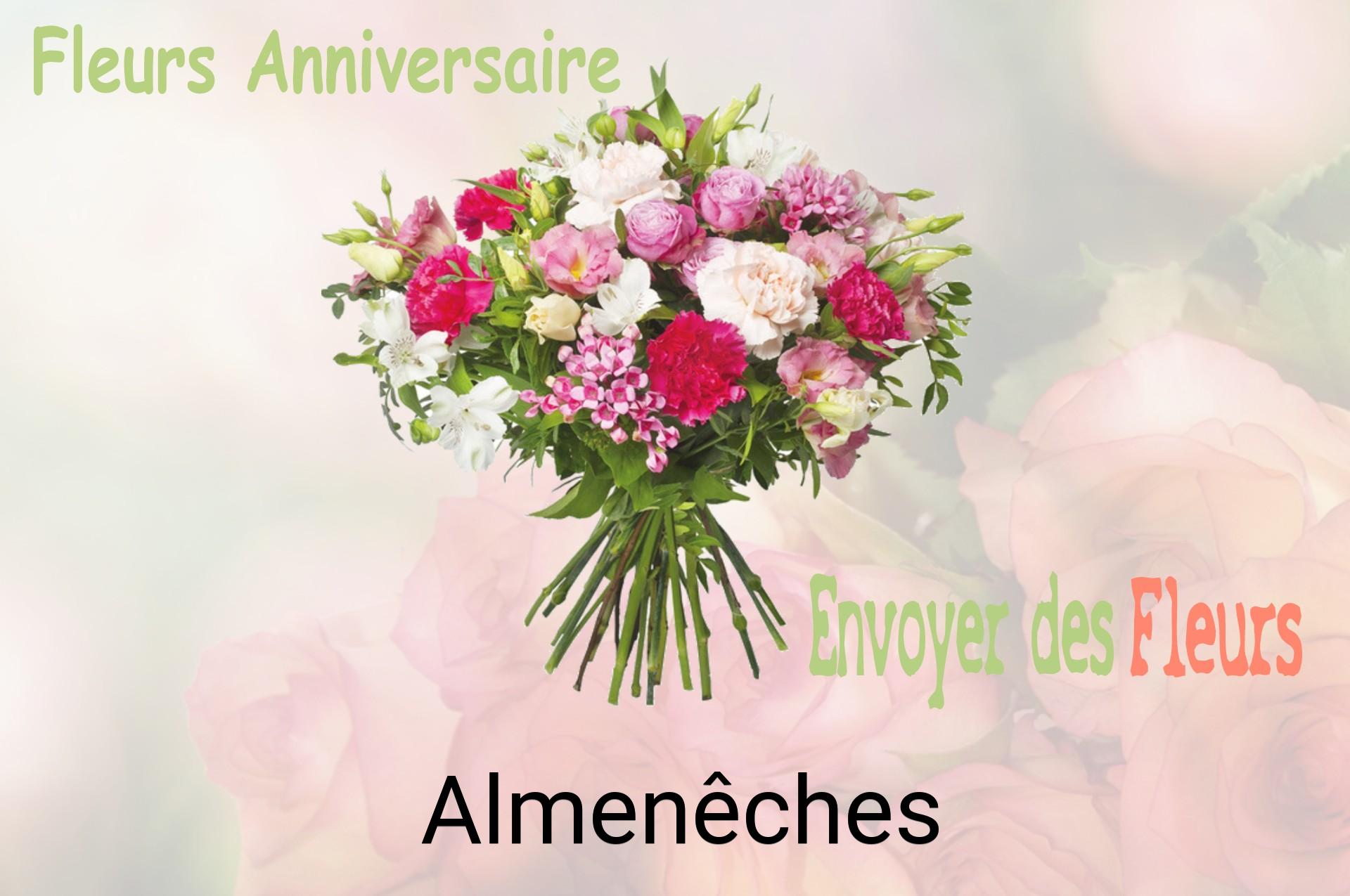 Bouquet de fleurs d’anniversaire livré à Almenêches
